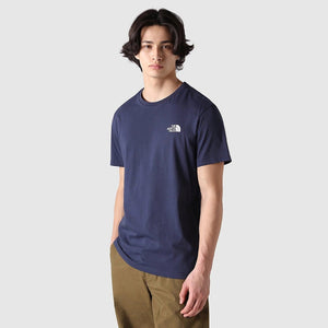 North Face Simple Dome Summit Navy T-Shirt - T-Shirt