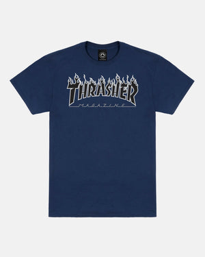 Trasher Flame Logo T-Shirt - T-Shirt