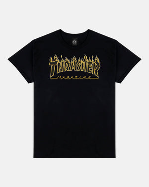 Trasher Flame Logo T-Shirt - T-Shirt