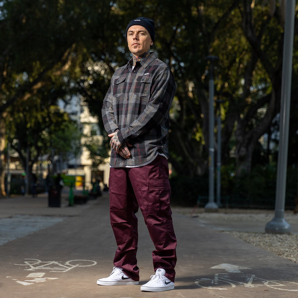 Supply Cargo Pants - Bordeaux