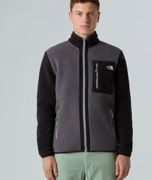 The North Face Men's Yumiori Full Zip Fleece Jacket-Smoked Pearl/Tn
