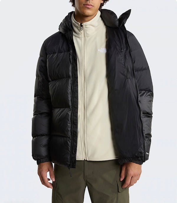 Diablo Down 2.0 Hooded Jacket -TNF Black Heather-TNF Black-Recycled Down