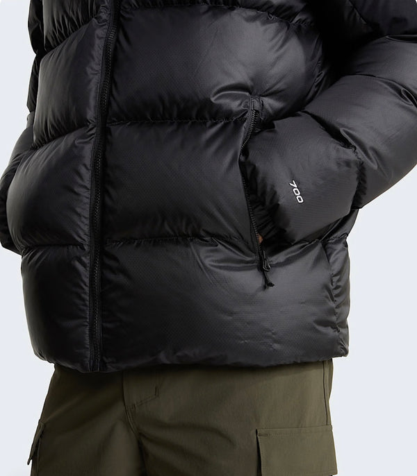 Diablo Down 2.0 Hooded Jacket -TNF Black Heather-TNF Black-Recycled Down
