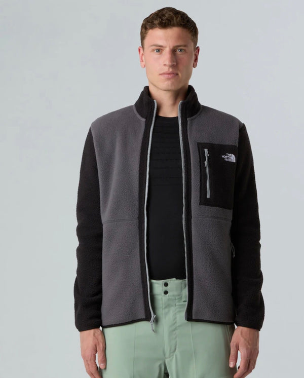 The North Face Men's Yumiori Full Zip Fleece Jacket-Smoked Pearl/Tn