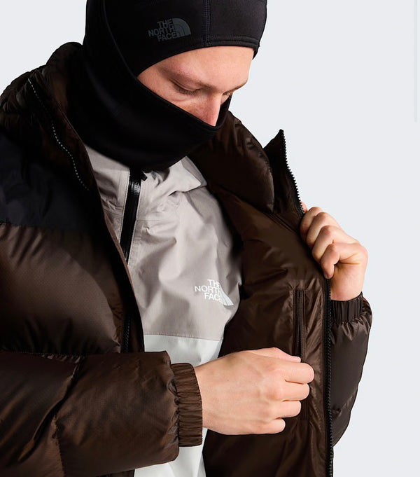 Diablo Down 2.0 Hooded Jacket -Dark Chestnut Black Heather-TNF Black