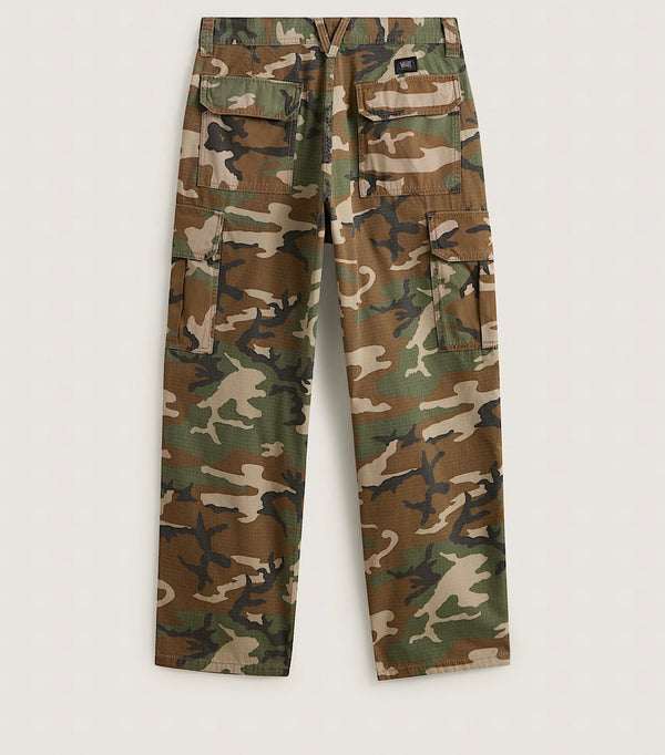 Vans-Para Baggy AOP Cargo Pant Aluminum Camo