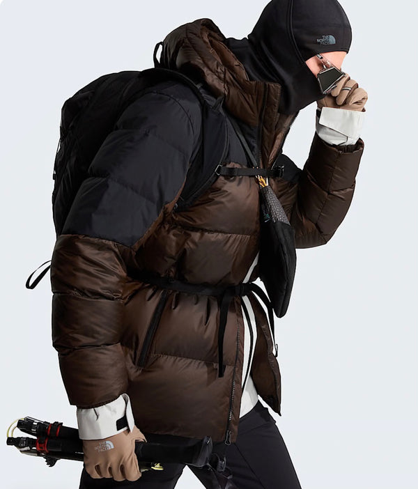 Diablo Down 2.0 Hooded Jacket -Dark Chestnut Black Heather-TNF Black