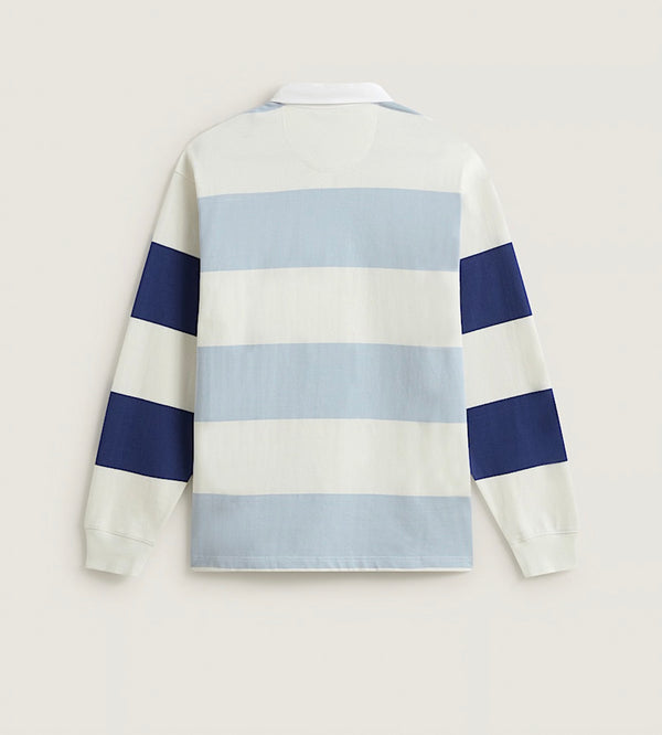 Vans 2-Tone Stripe Ward Rugby Knit Men's Long Sleeve Shirt