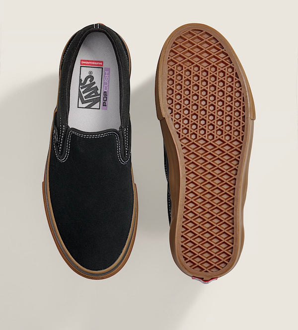 Vans Skate Slip-On Black/Gum/White