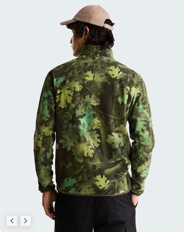 Men's Glacier Novelty Logo Printed 1/4 Zip Fleece
