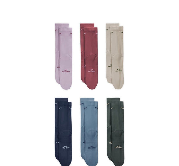 Nike Everyday Elevated Crew Socks (6 Pairs) -גרביים