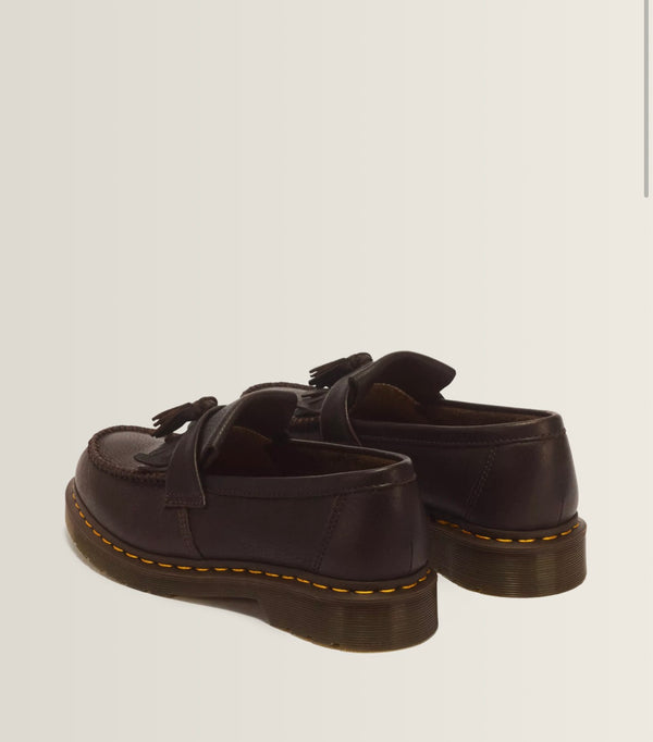Dr Martens-ADRIAN YELLOW STITCH AMBASSADOR LEATHER LOAFERS
