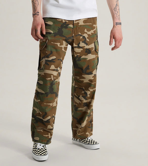 Vans-Para Baggy AOP Cargo Pant Aluminum Camo