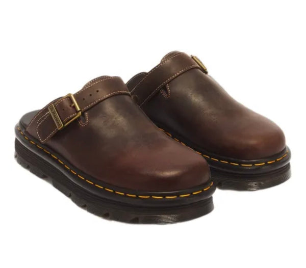 Dr. Martens ZebZag Mule Dark Brown כפכפי ד"ר מרטינס יוניסקס
