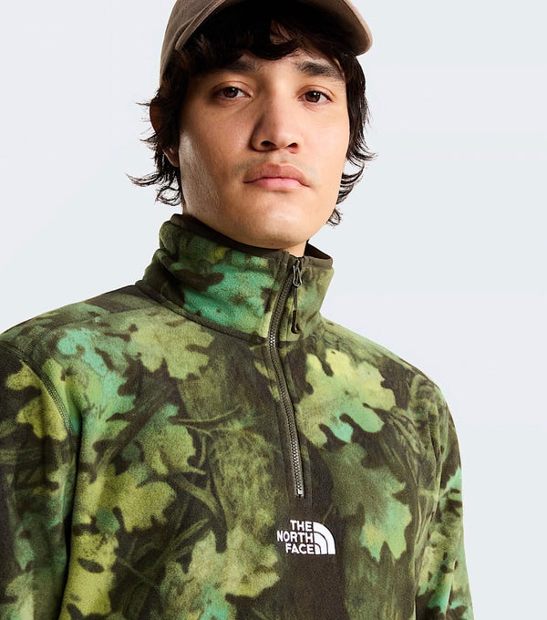Men's Glacier Novelty Logo Printed 1/4 Zip Fleece