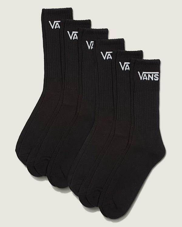 Vans-גרביים ארוכות Classic Crew (6 זוגות)