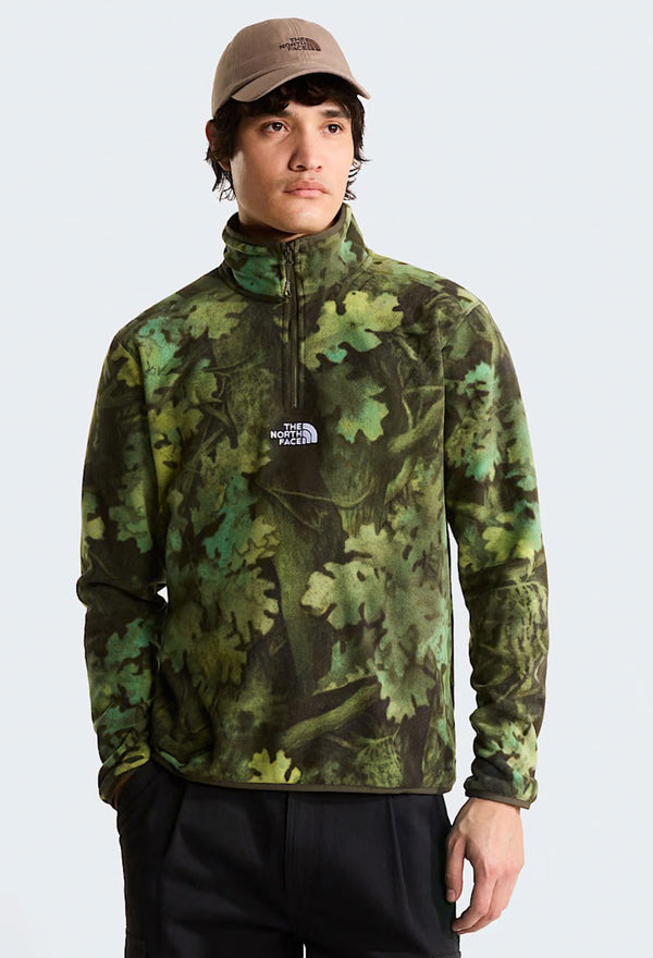 Men's Glacier Novelty Logo Printed 1/4 Zip Fleece