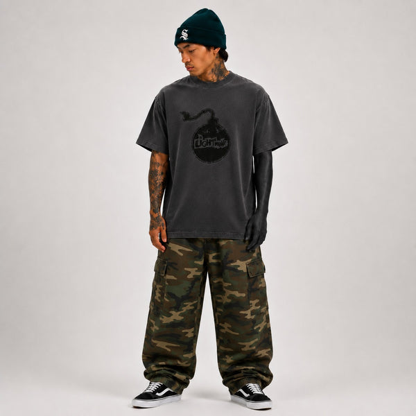 LIGHTWAVE Destroyed Bomb Tee - Pepper