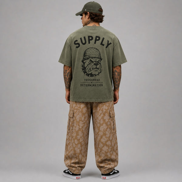 SUPPLY Bulldog Tee - Military Green