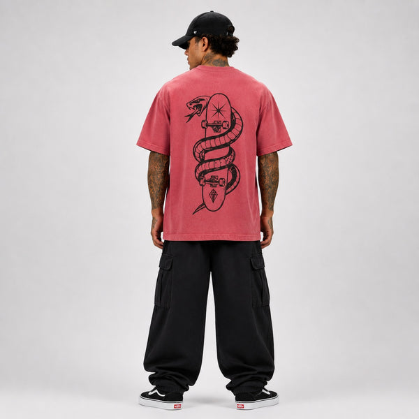 SUPPLY Cobra Tee - Crimson