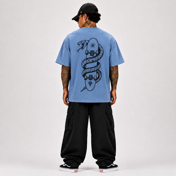 SUPPLY Cobra Tee - Vintage Mid Blue