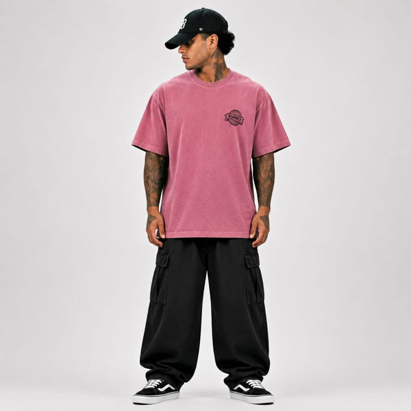SUPPLY Worldwide Tee - Crimson