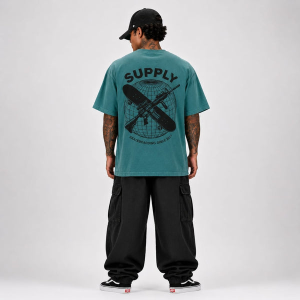 SUPPLY Worldwide Tee - Vintage Green