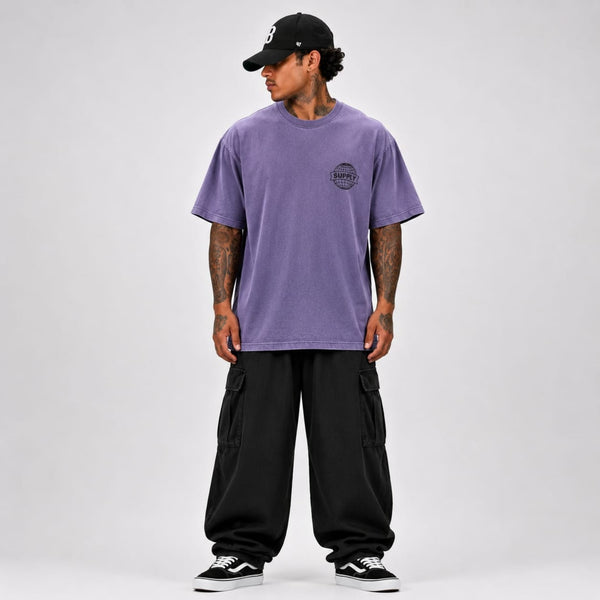 SUPPLY Worldwide Tee - Vintage Purple