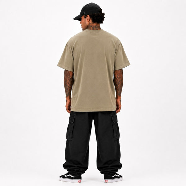 SUPPLY Gothic Logo Tee - Vintage Khaki
