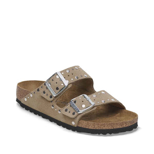 Birkenstock Arizona Rivet Border Taupe כפכפי בירקנשטוק אריזונה טיופ - Flip Flop