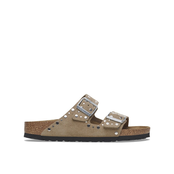 Birkenstock Arizona Rivet Border Taupe כפכפי בירקנשטוק אריזונה טיופ - Flip Flop