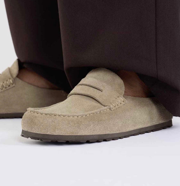 BIRKENSTOCK NAPLES WRAPPED TAUPE כפכפי נאפלס טיופ יוניסקס טיופ - Flip Flop