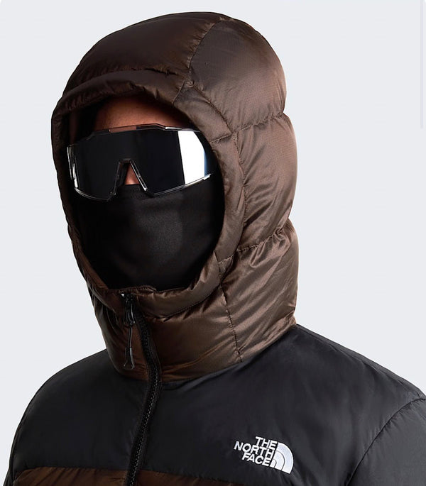 Diablo Down 2.0 Hooded Jacket -Dark Chestnut Black Heather-TNF Black - Coat