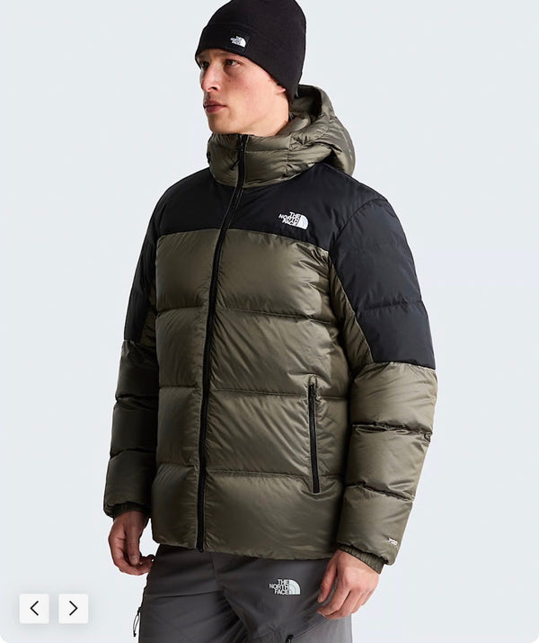 Diablo Down 2.0 Hooded Jacket -Stone Slab Black Heather-TNF Black - Coat