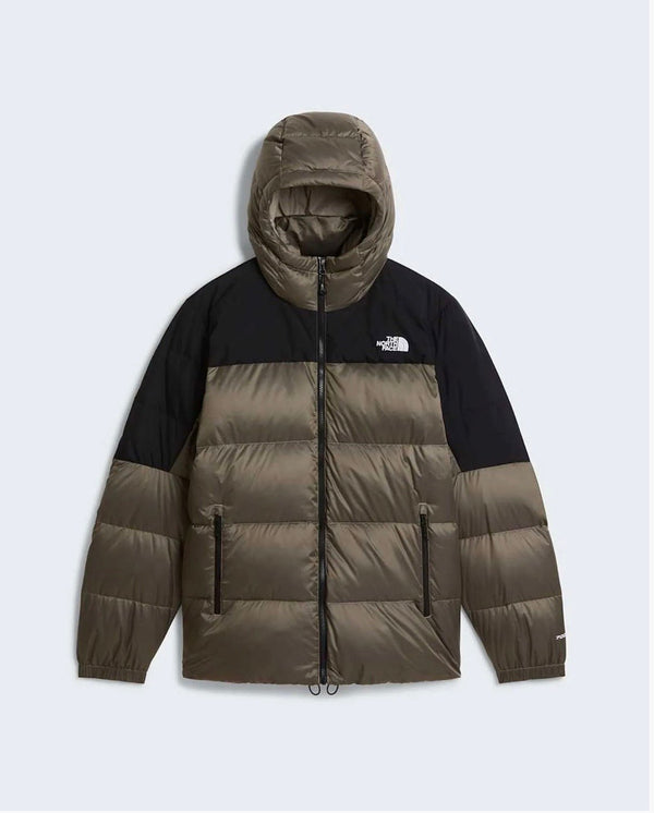 Diablo Down 2.0 Hooded Jacket -Stone Slab Black Heather-TNF Black - Coat