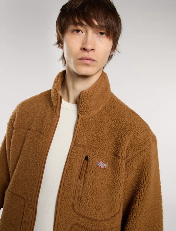 Dickies Brown Duck Mount Hope Fleece - Hoodie