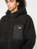 Dickies Black Central High Pile Hoodie