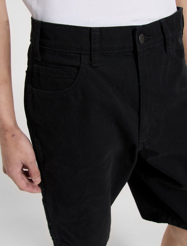 Dickies Duck Canvas Shorts - Stone Washed Black - Pants