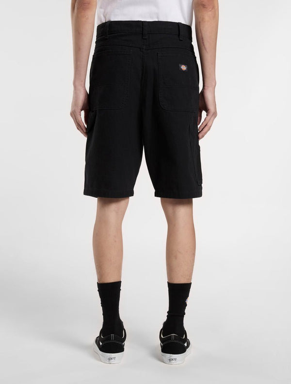 Dickies Duck Canvas Shorts - Stone Washed Black - Pants