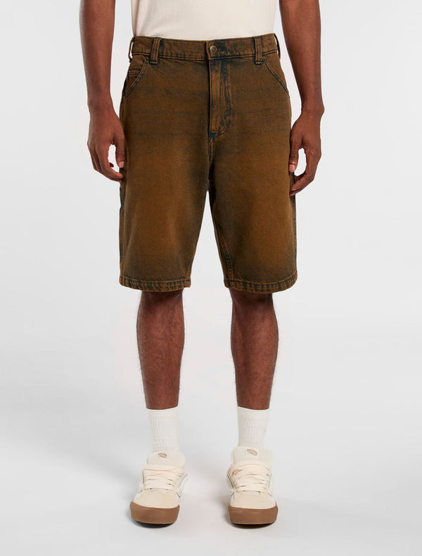 Dickies Garyville Denim Short - Dark Brown - Pants
