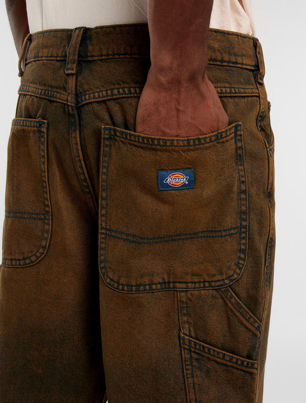 Dickies Garyville Denim Short - Dark Brown - Pants