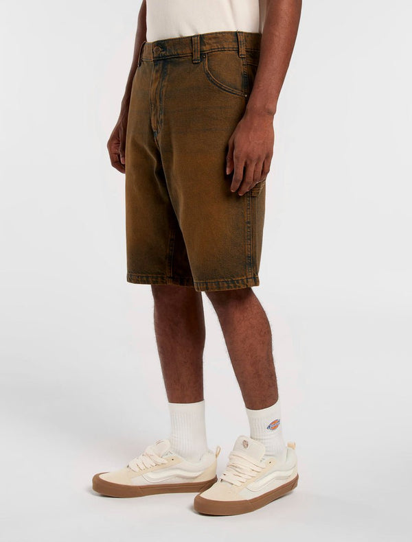 Dickies Garyville Denim Short - Dark Brown - Pants