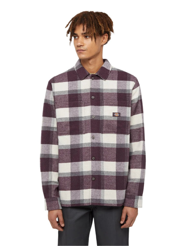 Dickies Men's Plaid Coaling Long Sleeve Shirt - Shirts