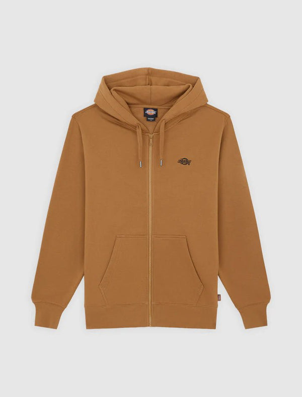 Dickies Men's Summerdale Full - Zip Hoodie Brown Duck - Hoodie
