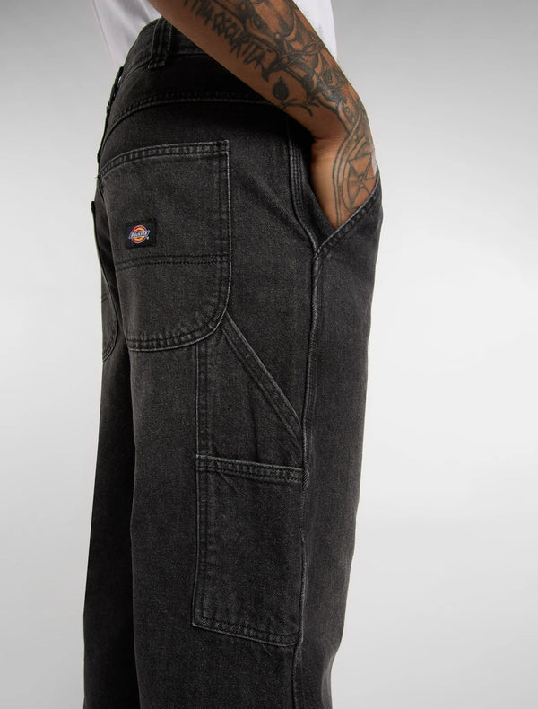 Dickies - Stevensville Carpenter Pants Black Washed - Pants