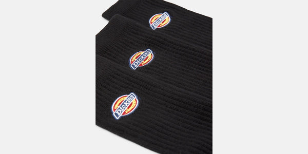 Dickies Valley Grove Embroidered Socks - Black - Socks