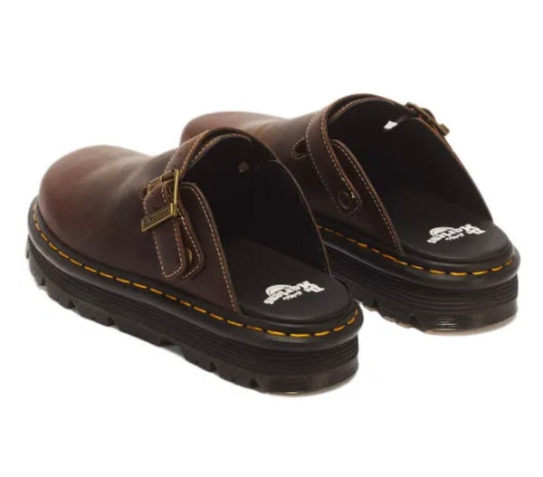 Dr. Martens ZebZag Mule Dark Brown כפכפי ד"ר מרטינס יוניסקס - Sneakers