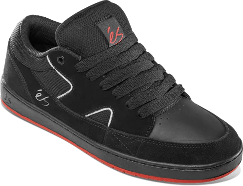 éS Sophisto - Black/Black/Red PREORDER - Sneakers
