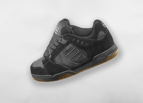 Etnies - Faze Black/Black/Gum PREORDER - Sneakers