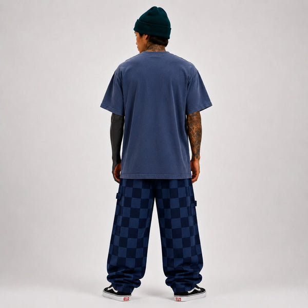 LIGHTWAVE Destroyed Bomb Tee - Vintage Blue - T-Shirt